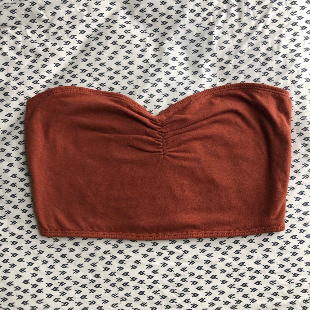 Pacsun Nollie Bandeau Sz M NWOT ruched front
